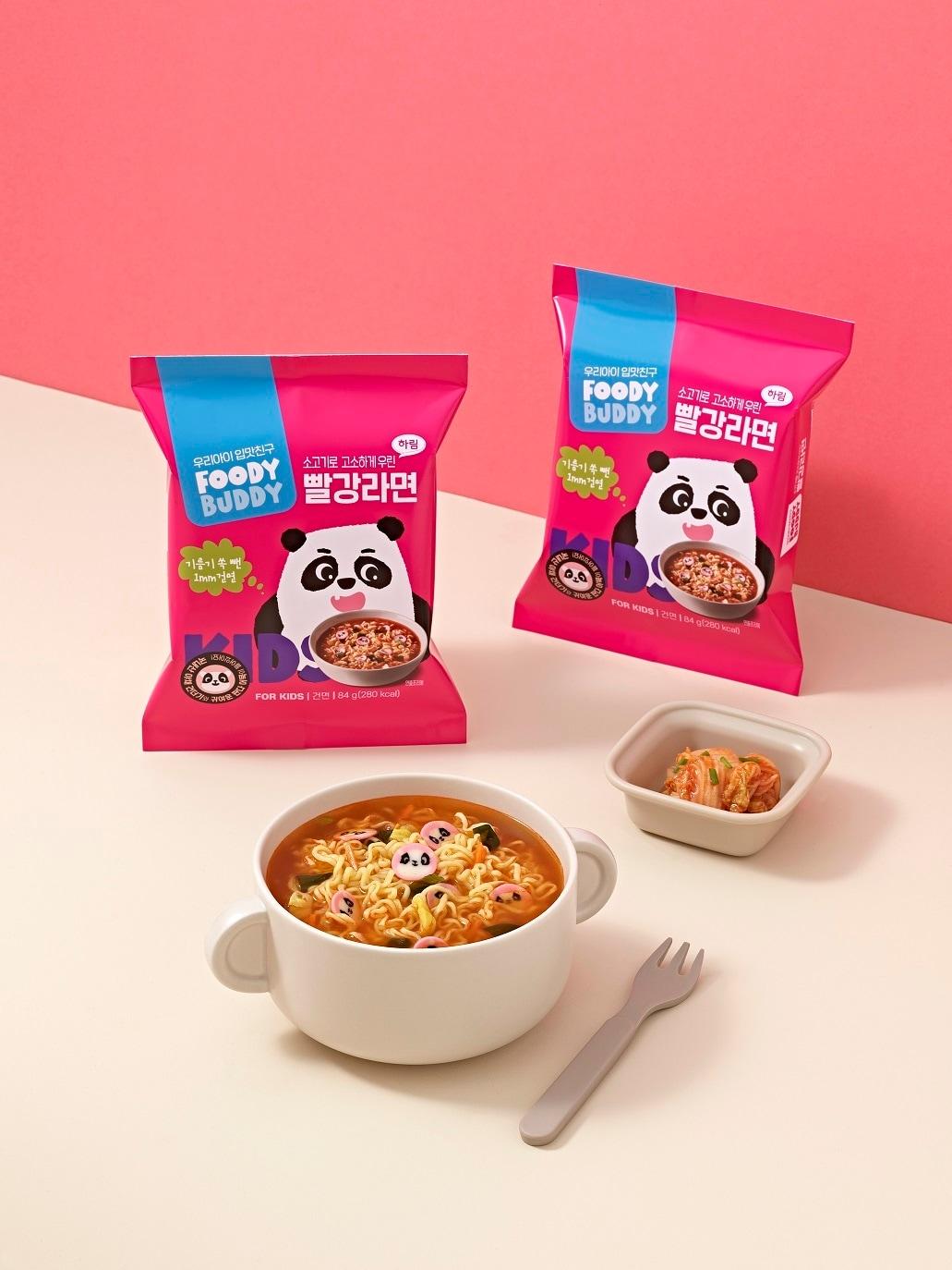 본문 이미지 - 하림 푸디버디 빨강라면.(하림 제공)
