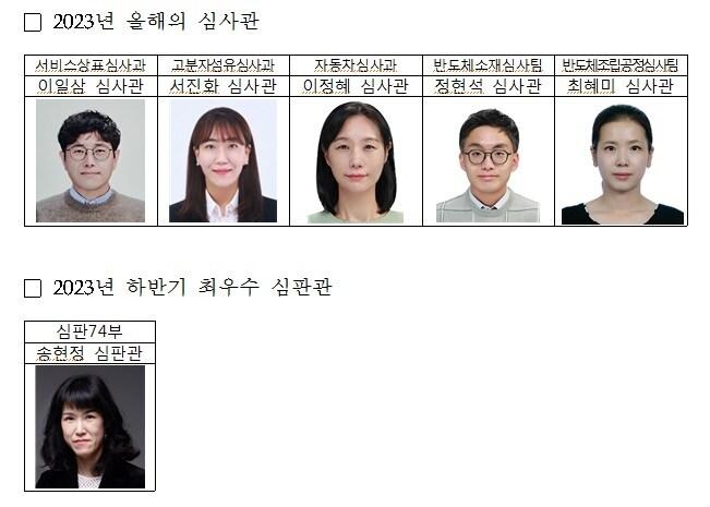 본문 이미지 - 2023년 하반기 올해의 심사관·최우수 심판관. /뉴스1 