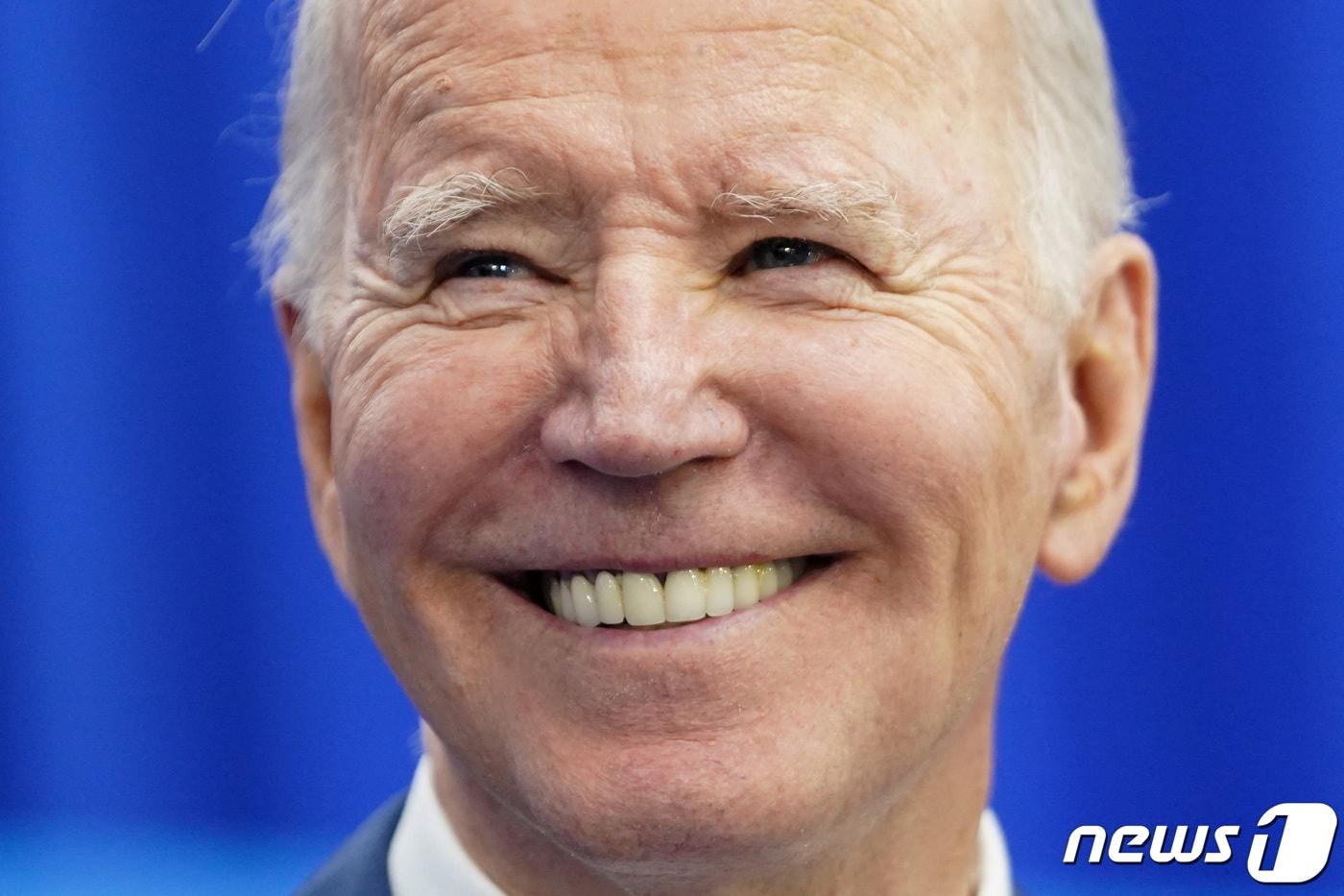 조 바이든 미국 대통령이 11일 (현지시간) 뉴햄프셔주 고프스타운을 방문해 가정의 비용 절감과 관련한 연설을 하고 있다. 2024. 3. 12 ⓒ 로이터=뉴스1 ⓒ News1 우동명 기자