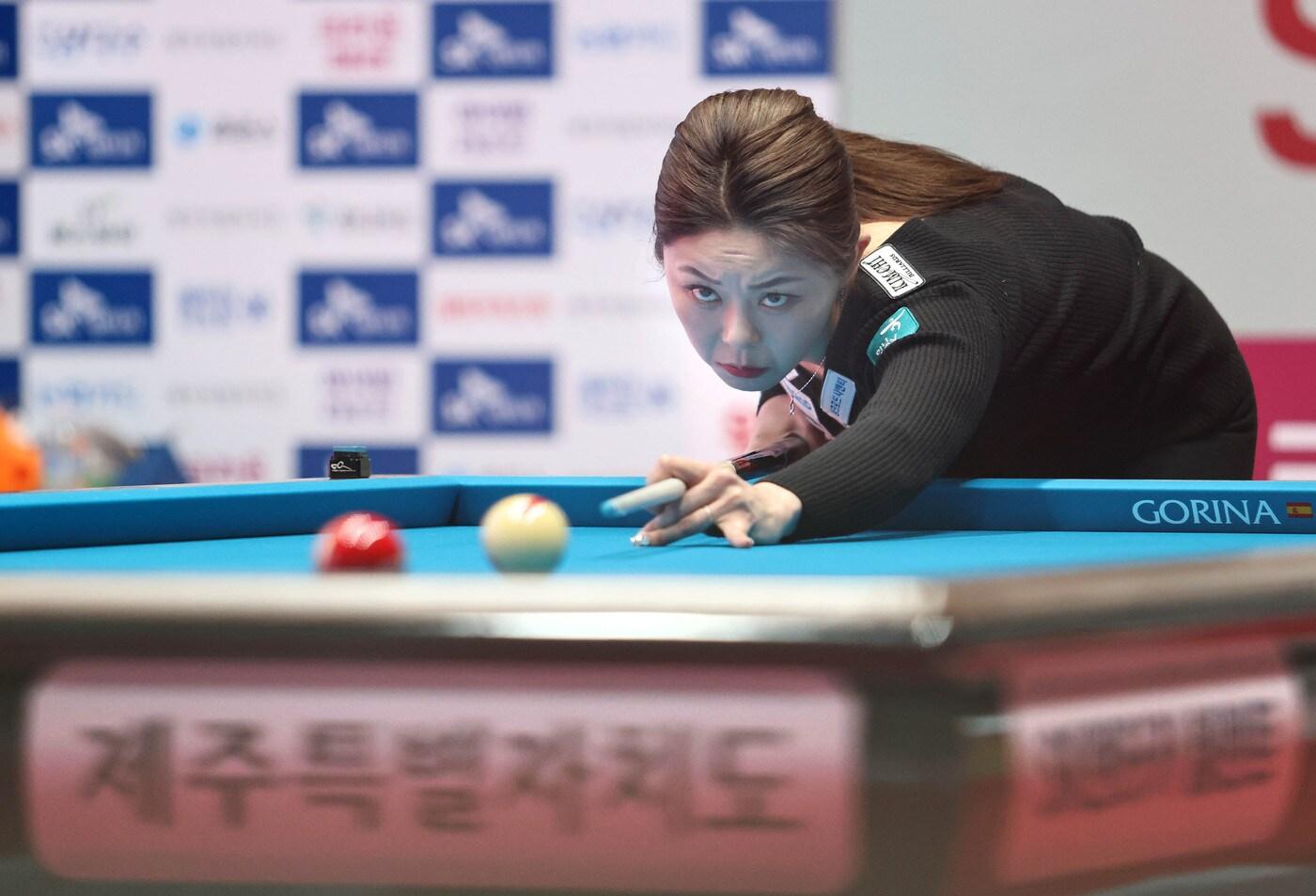 김가영이 월드챔피언십 16강에 올랐다.(PBA 제공) 