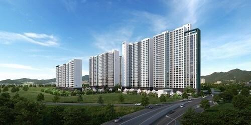 본문 이미지 - 정읍 푸르지오 더 퍼스트 조감도.