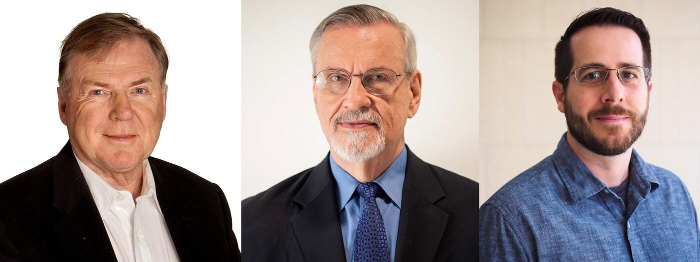 본문 이미지 -  2024년 박만훈상 수상자들. 왼쪽부터 얀 홈그렌, 바니 그레이엄, 제이슨 맥렐란 교수.(SK바이오사이언스 제공)/뉴스1