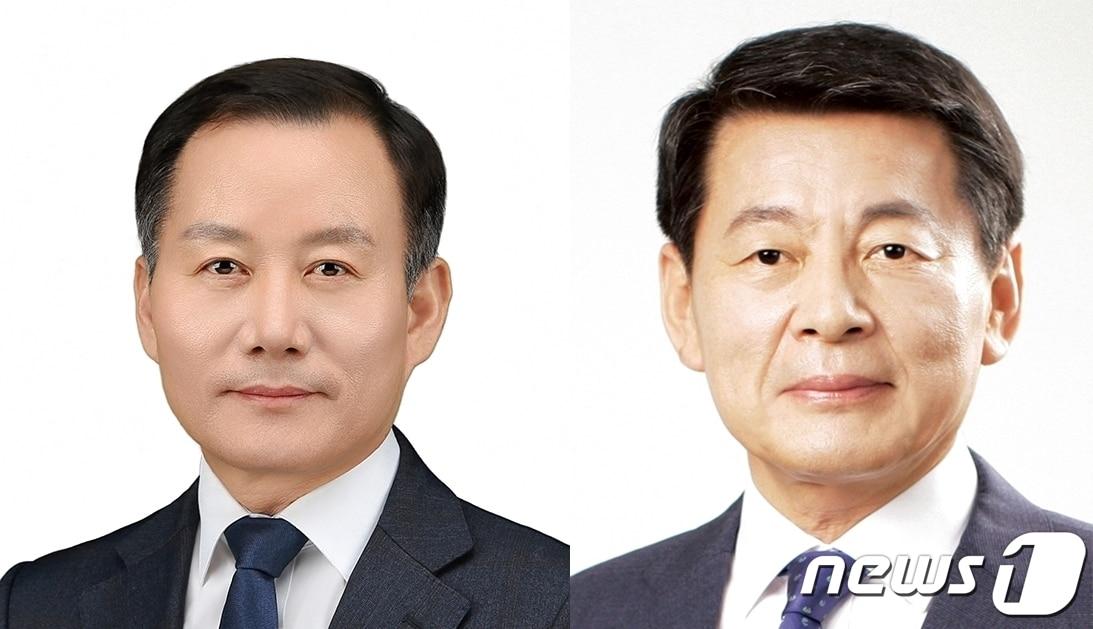 본문 이미지 - 4·10총선 전남 영암·무안·신안 선거구 민주당 결선투표에 나선 김태성(왼쪽), 서삼석 예비후보. /뉴스1 