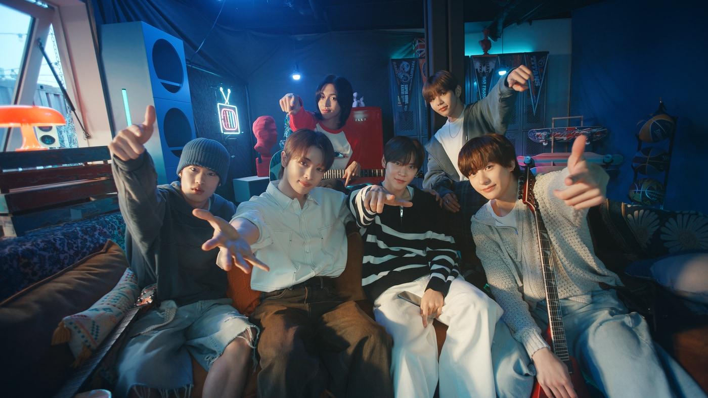 우리은행 새 광고모델로 기용된 남자 아이돌 그룹 라이즈.(우리은행 제공)