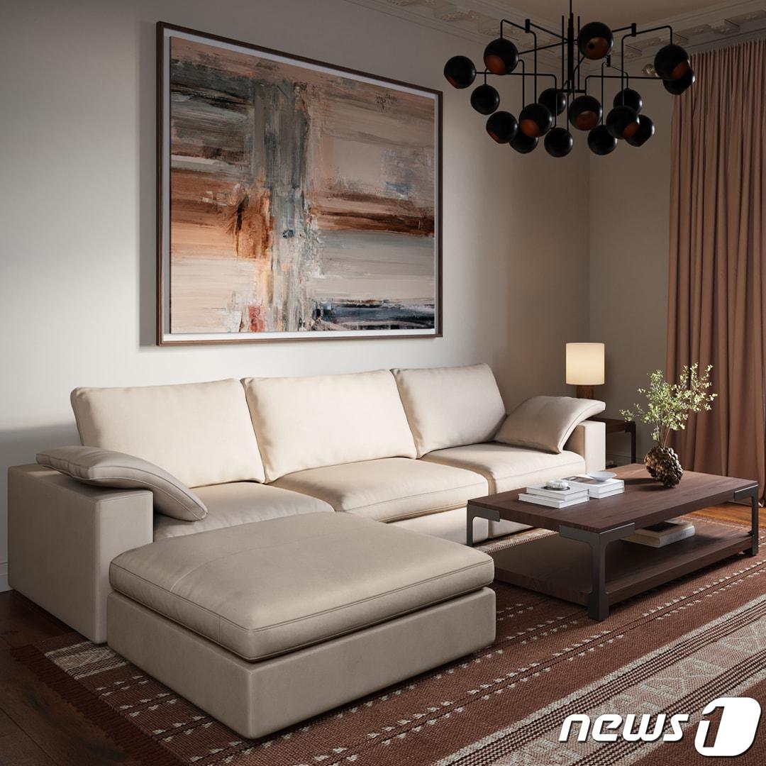 본문 이미지 -  까사미아 모듈형 가죽 소파 ‘캄포 레더' 갈무리