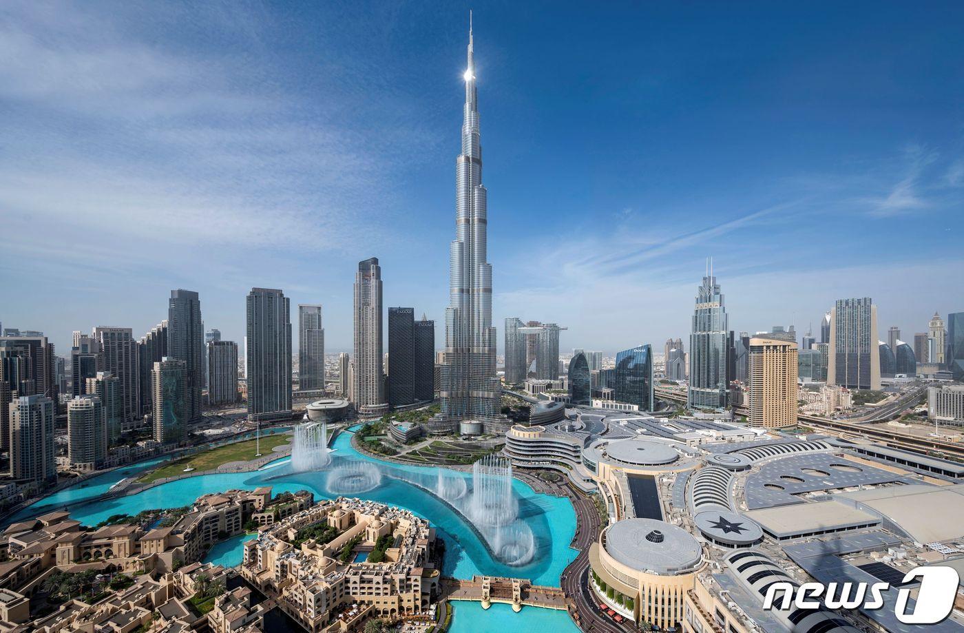 부르즈 할리파 전경(오티스 엘리베이터 제공)