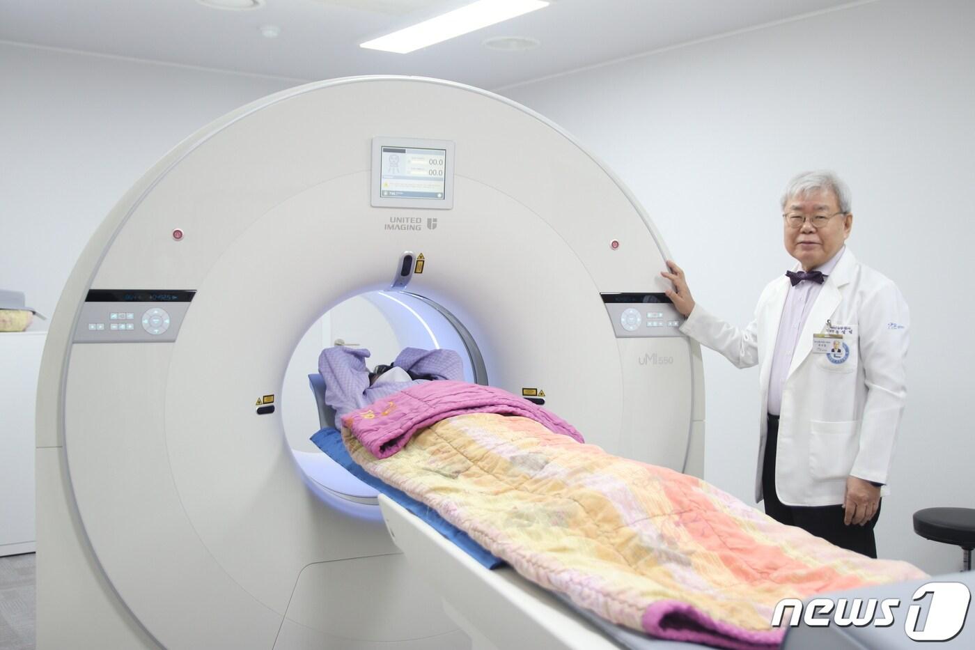 본문 이미지 - 아밀로이드 PET-CT 검사 모습.(온종합병원 제공)