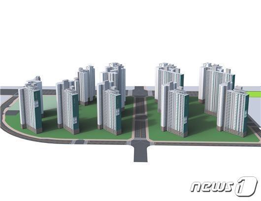 본문 이미지 - 대전 도안 2-5지구 조감도./뉴스1 