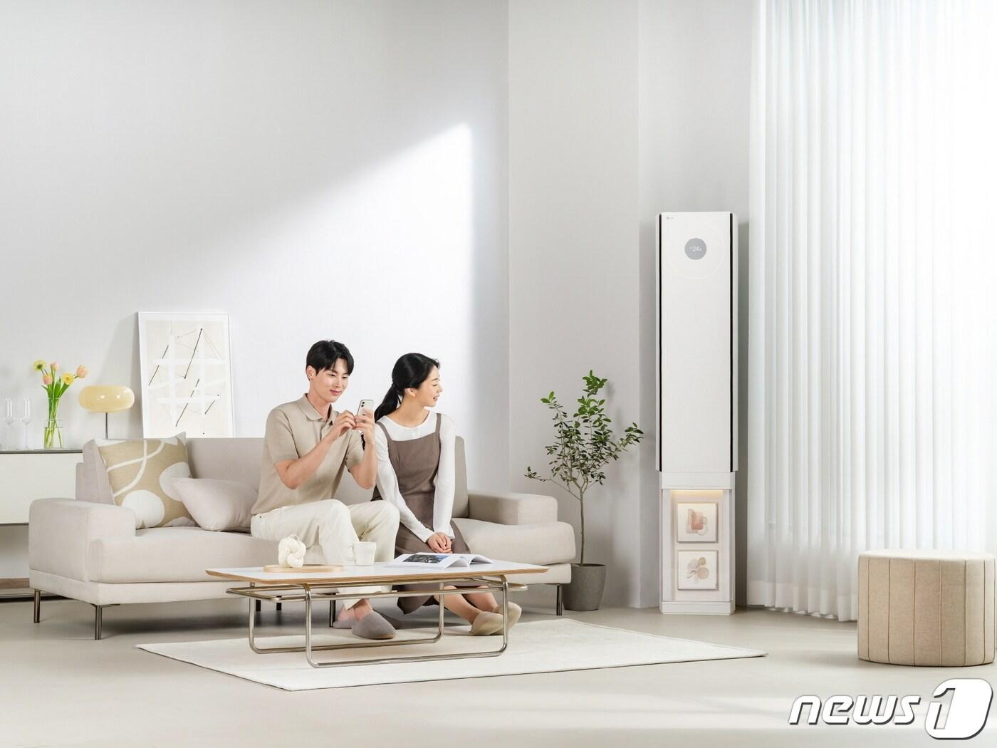 본문 이미지 - LG전자의 휘센 뷰 에어컨.(LG전자 제공)