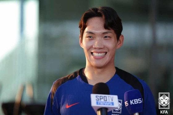 본문 이미지 - 버밍엄 소속의 축구 국가대표 이명재.(대한축구협회 제공) 2024.3.24/뉴스1