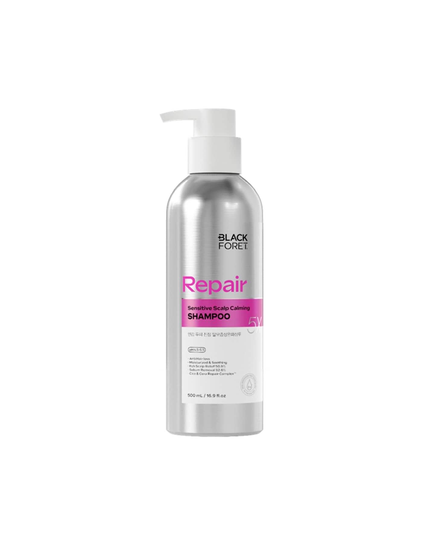 본문 이미지 - 리페어 민감두피 진정 탈모증상완화 샴푸.(블랙포레제공)