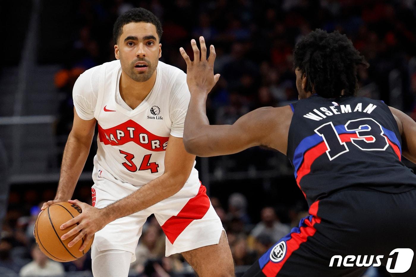  NBA 토론토 존테이 포터가 불법 스포츠 도박 스캔들에 연루돼 사무국으로부터 조사를 받고 있다. ⓒ 로이터=뉴스1 ⓒ News1 