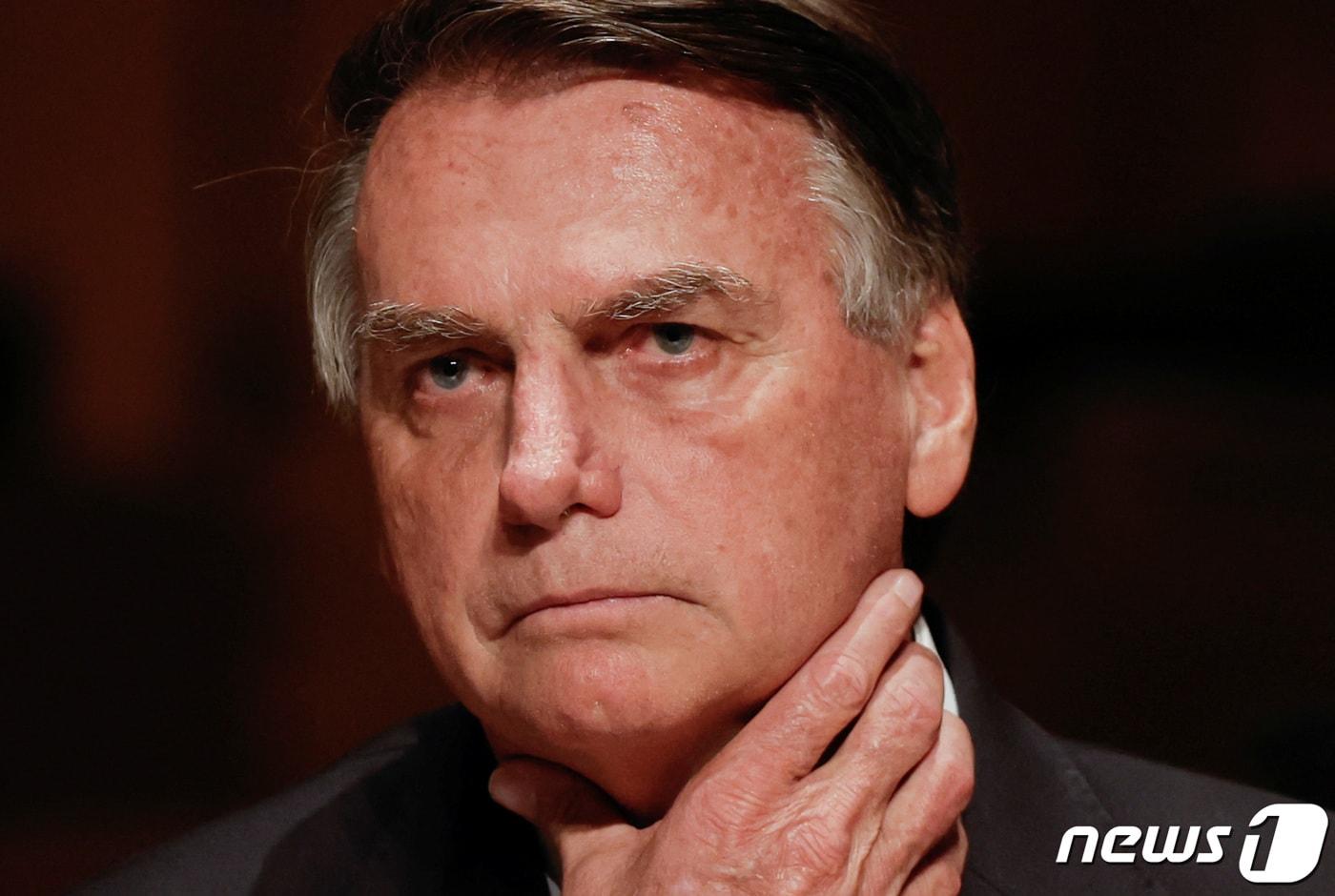 자이르 보우소나루 전 브라질 대통령./ ⓒ 로이터=뉴스1 ⓒ News1 박재하 기자