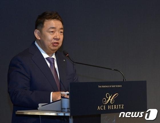 본문 이미지 - 안성호 에이스침대 대표. 2024.3.27/뉴스1 ⓒ News1 김민석 기자