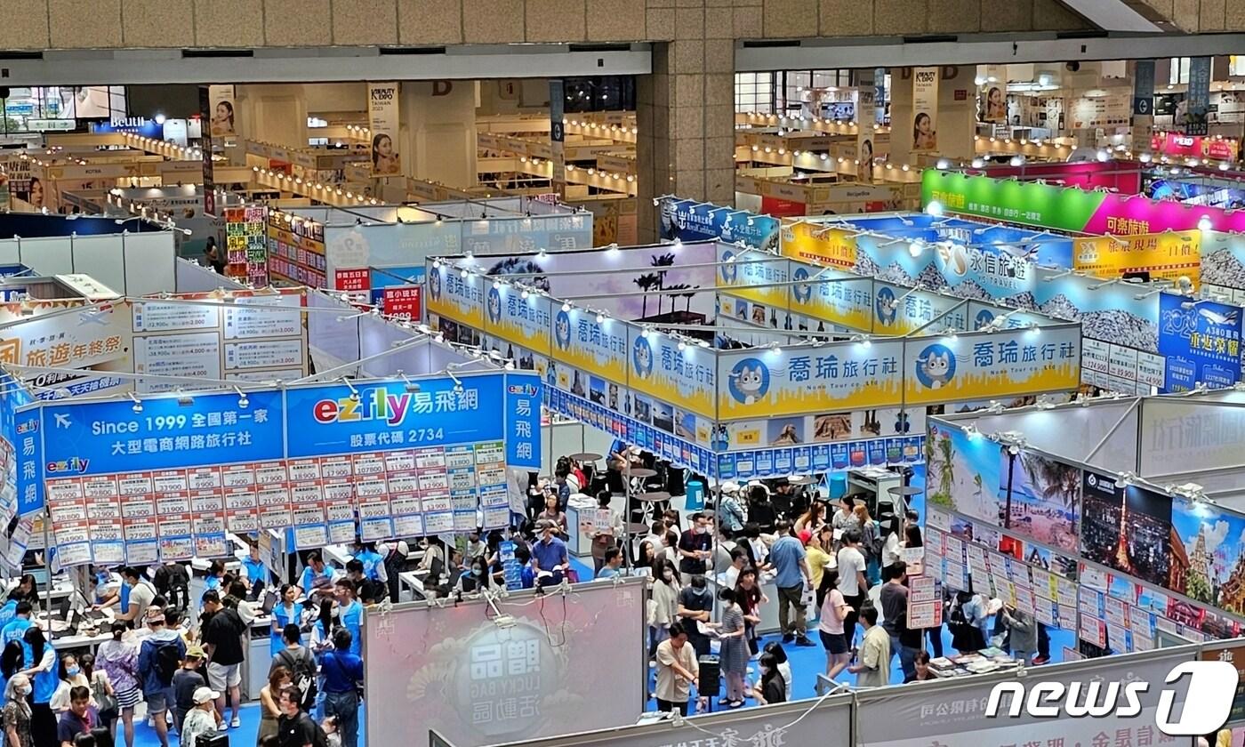 지난해 열린 &#39;K-뷰티엑스포 대만&#39; 행사장 모습. &#40;킨텍스 제공&#41;