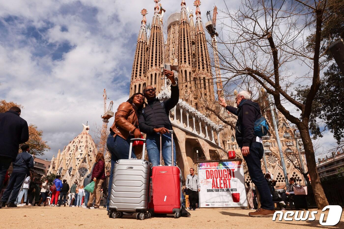 스페인 대표 건축물 사그라다 파밀리아 대성당 <자료사진> ⓒ 로이터=뉴스1 ⓒ News1 김예슬 기자