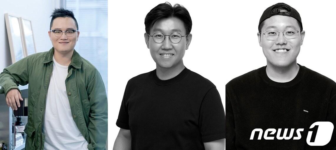 본문 이미지 - 왼쪽부터 조만호 총괄대표, 박준모 대표, 한문일 대표. (무신사 제공)