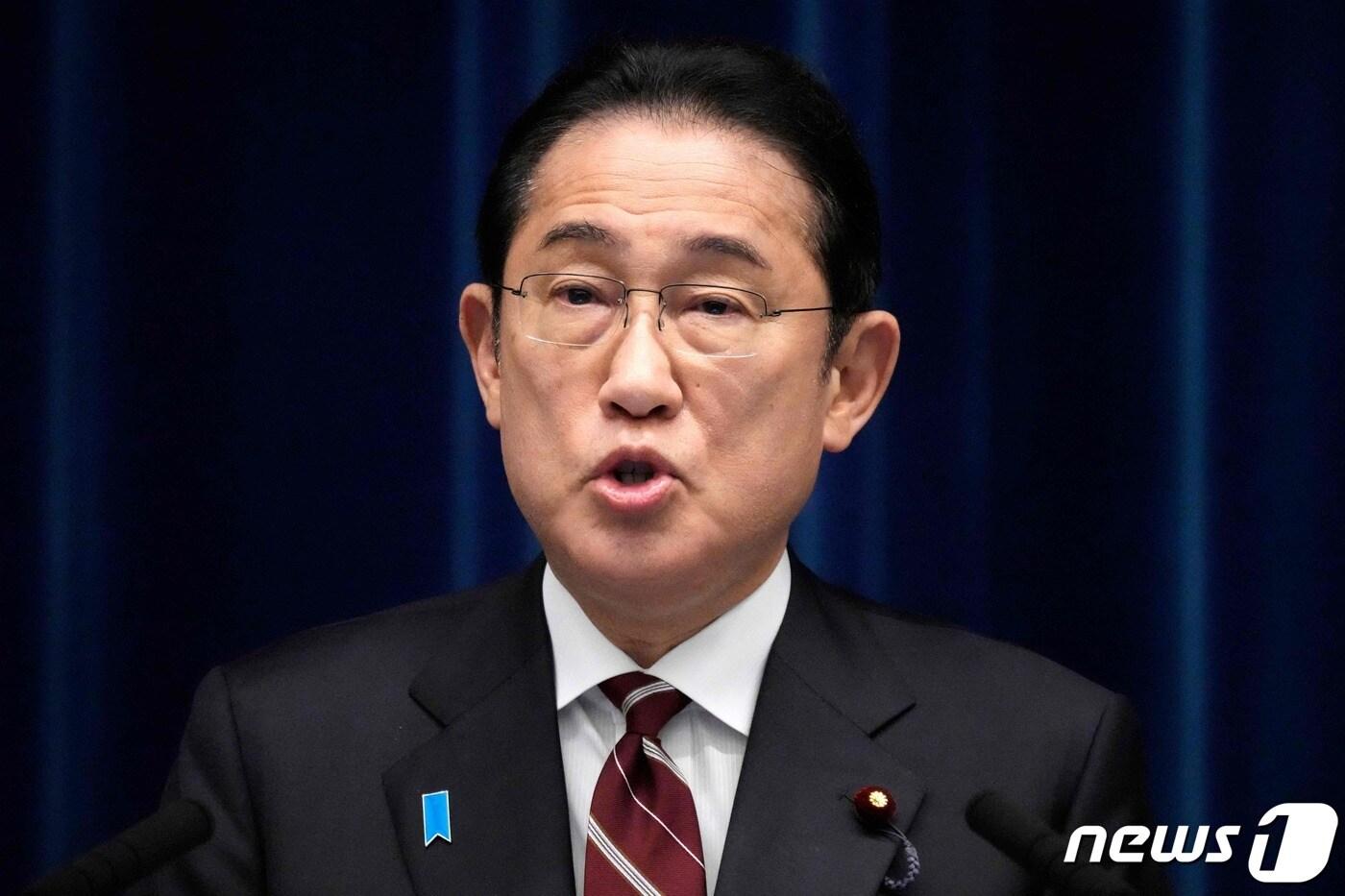 본문 이미지 - 기시다 후미오 일본 총리. 2024.3. 29 ⓒ AFP=뉴스1 ⓒ News1 우동명 기자