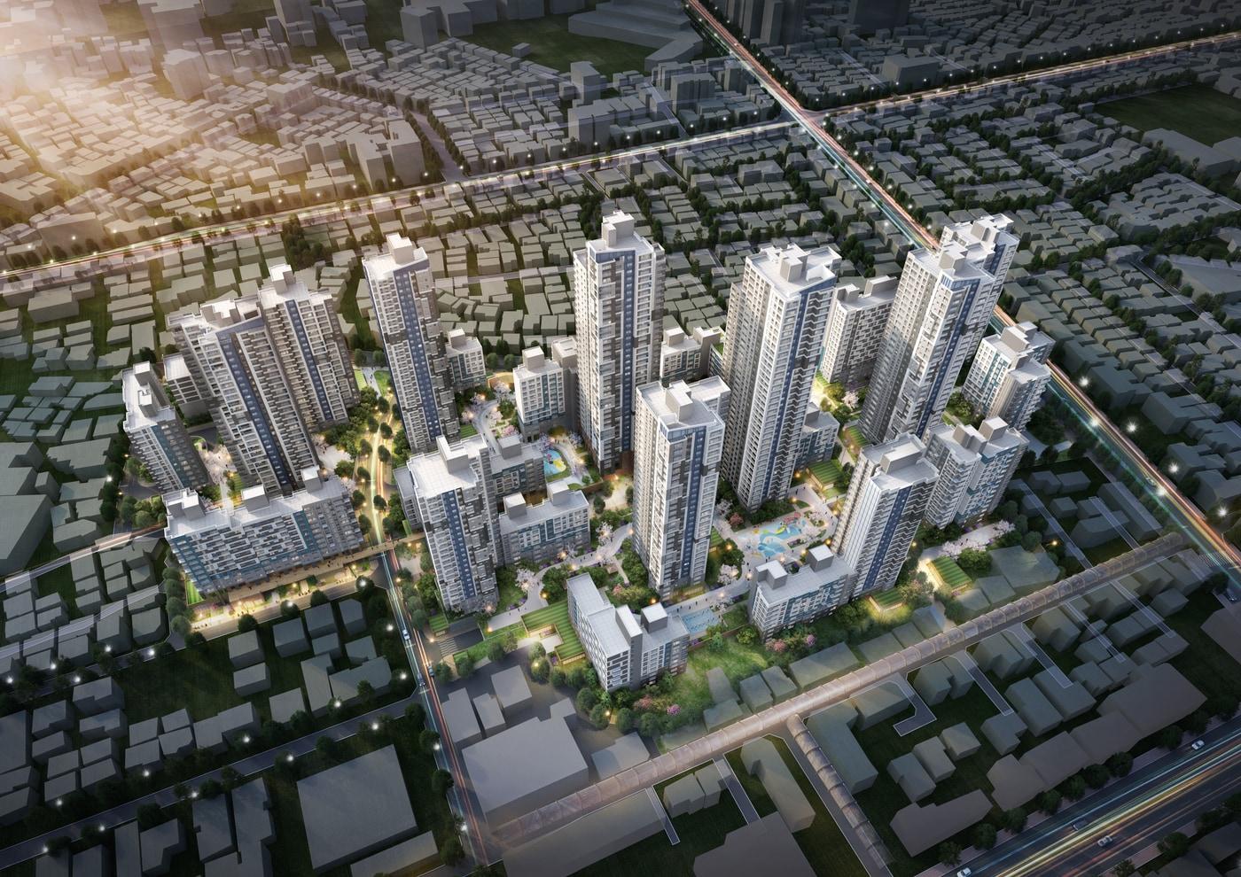 중랑구 면목동 모아타운 조감도(서울시 제공).