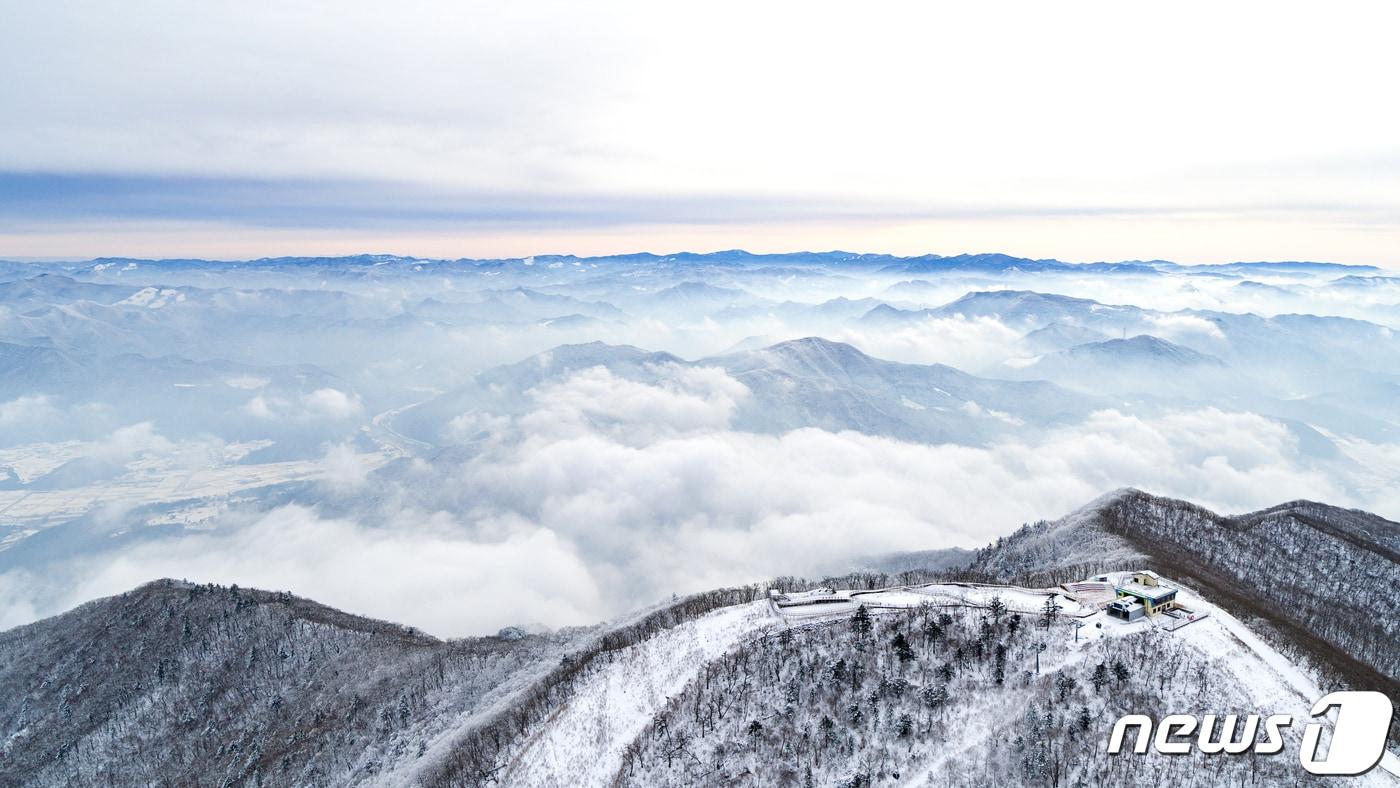 강원 정선 가리왕산 주변 운해. (뉴스1 DB)