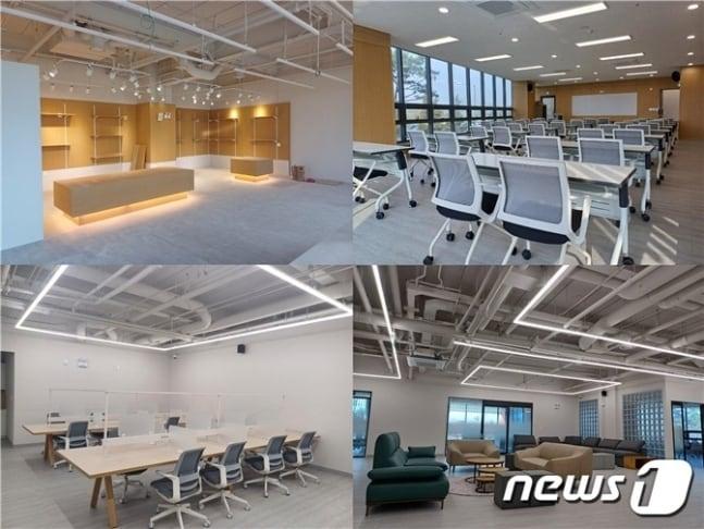 본문 이미지 - 중소벤처기업부 라이콘타운 세종점 공간구성 모형안.(중소벤처기업부 제공)