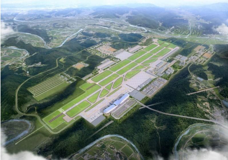 본문 이미지 - 대구경북 통합신공항 조감도.(대구시 제공)