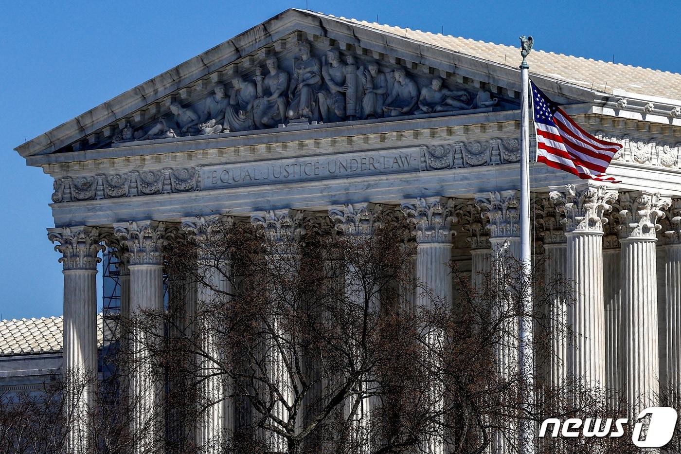 미국 워싱턴주에 위치한 미국 대법원. 2024.02.29. ⓒ 로이터=뉴스1 ⓒ News1 정윤영 기자