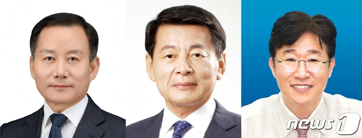 본문 이미지 - 더불어민주당 무안영암신안 김태성, 서삼석, 천경배 예비후보.(왼쪽부터) /뉴스1 