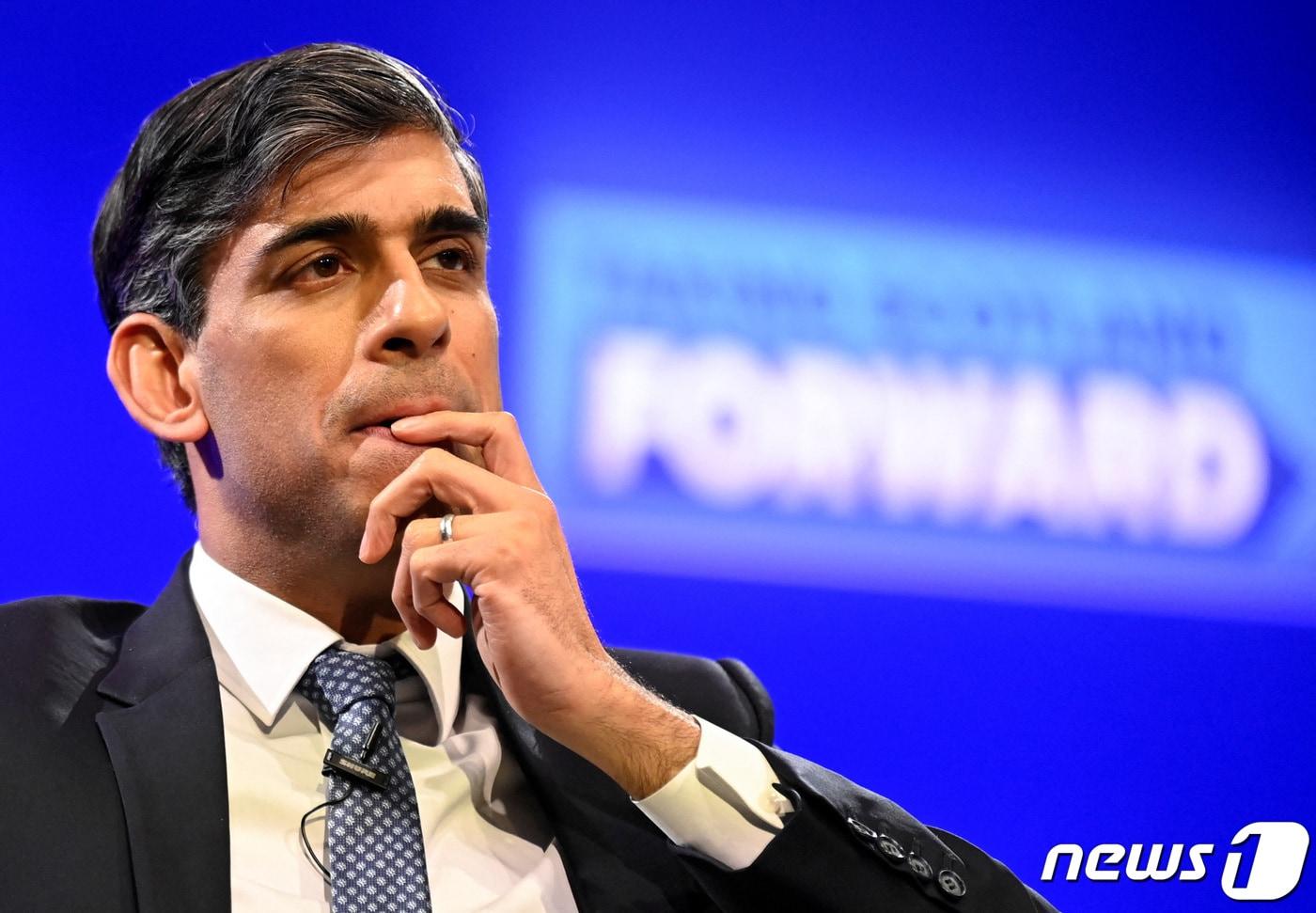 리시 수낵 영국 총리가 2024년 3월 1일&#40;현지시간&#41; 영국 스코틀랜드 애버딘에서 열린 스코틀랜드 보수당 회의에 참석하고 있다. ⓒ 로이터=뉴스1 ⓒ News1 조소영 기자