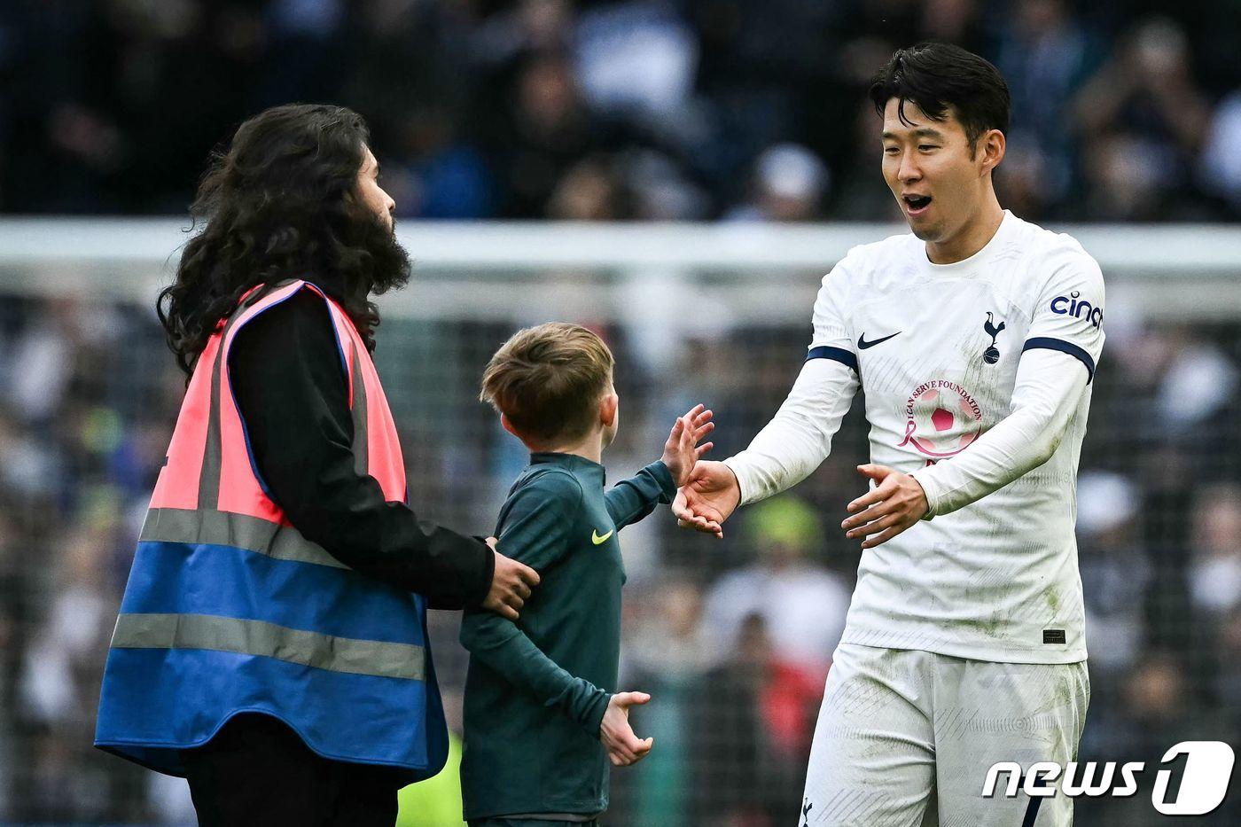 토트넘 홋스퍼의 손흥민이 bbc선정 라운드 베스트11에 선정됐다. ⓒ AFP=뉴스1