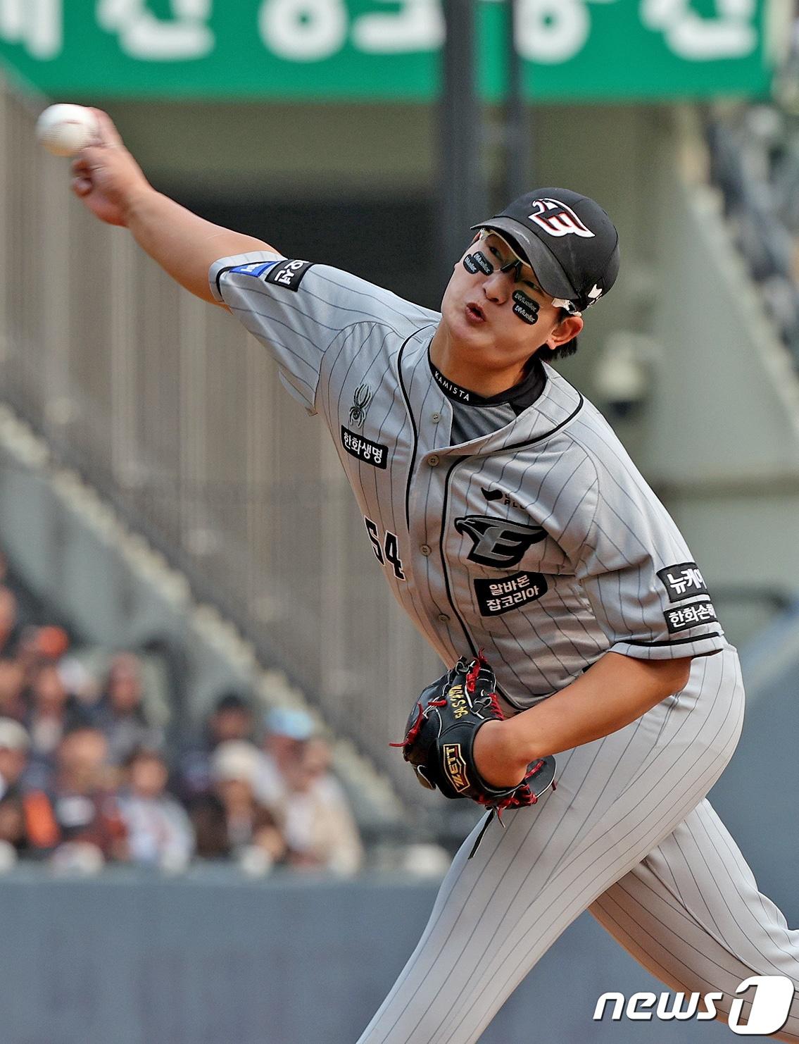 본문 이미지 - 한화이글스 김서현이 내달 5일 열리는 퓨처스 올스타전에서 출전한다.ⓒ News1 장수영 기자