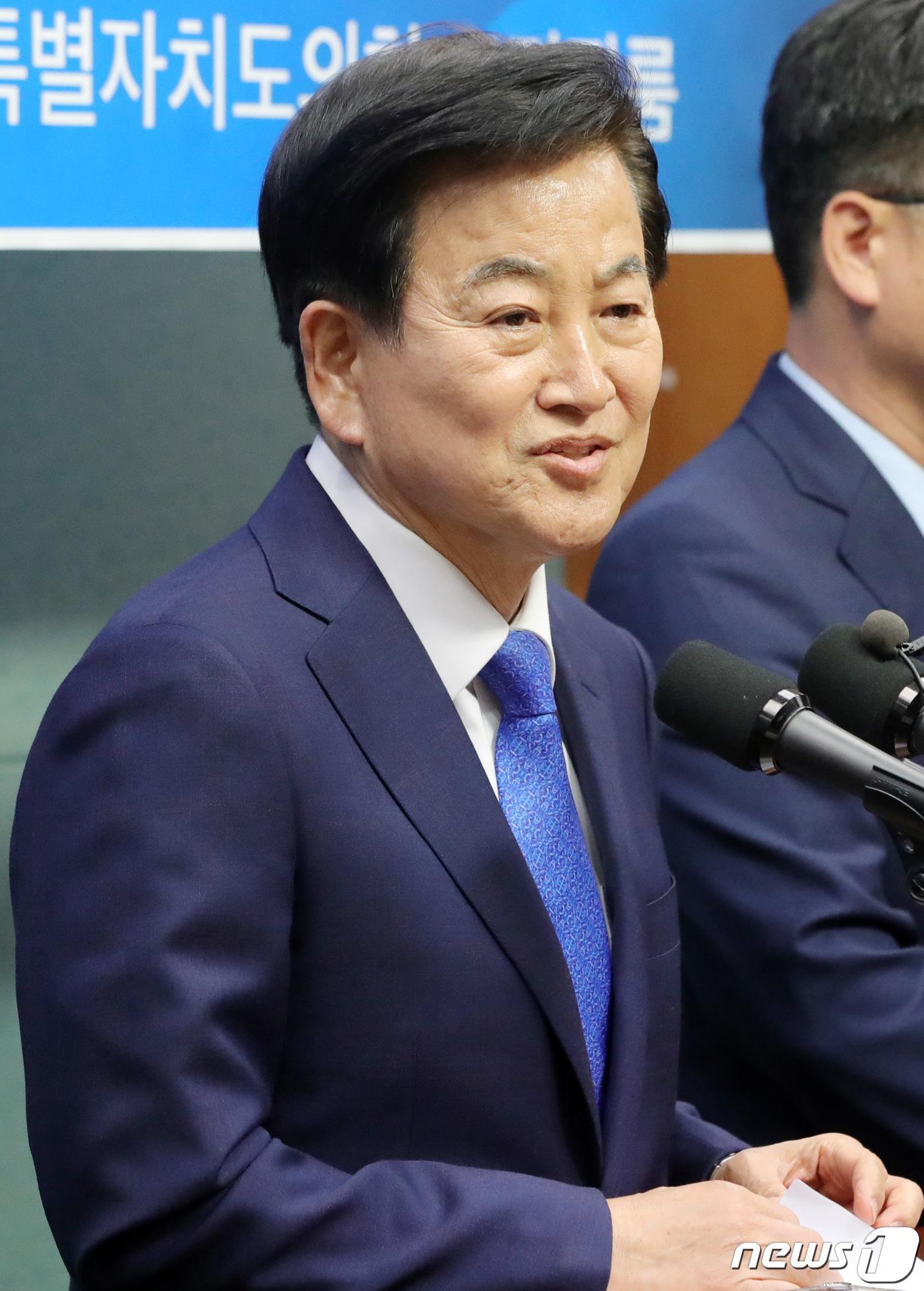 본문 이미지 - 정동영 국회의원. 2024.4.11/뉴스1 ⓒ News1 유경석 기자