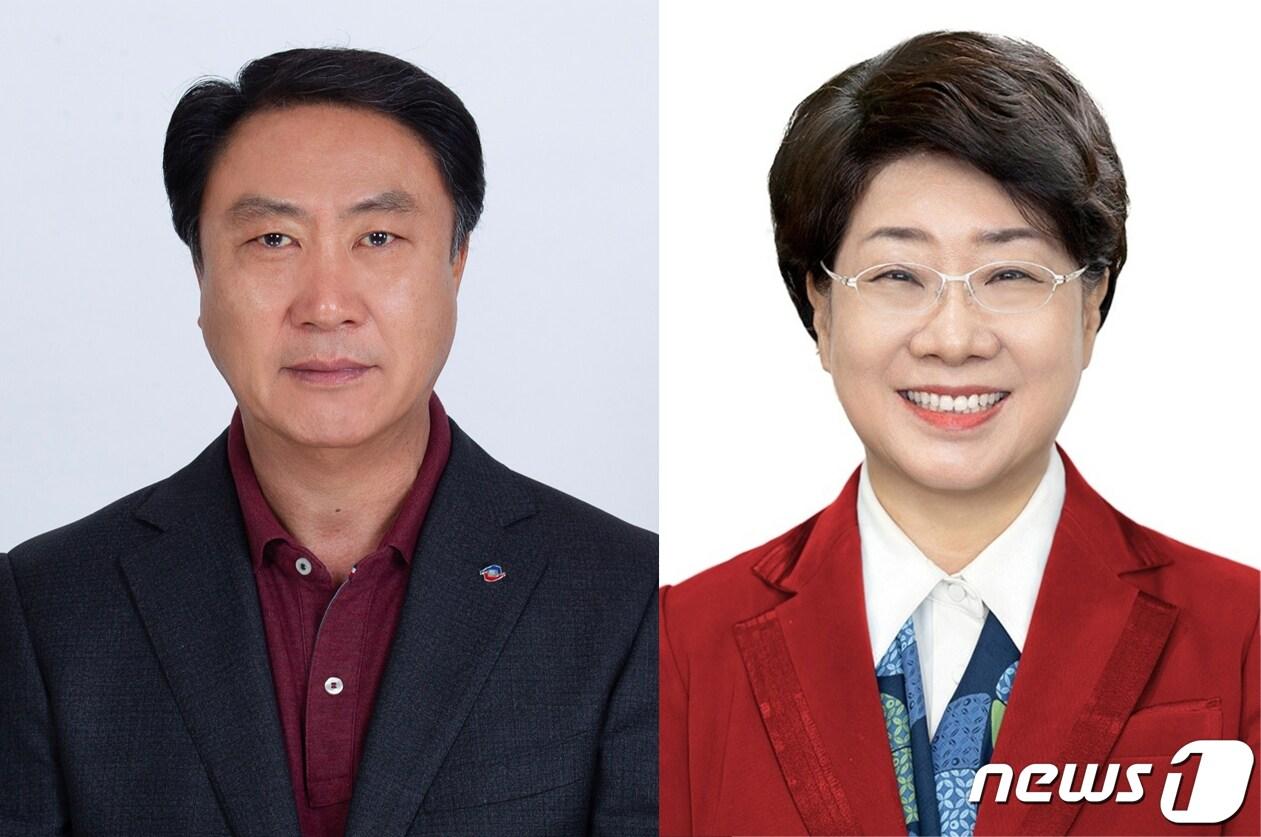 본문 이미지 - 대구와 경북을 연고로 22대 국회에 입성하는 국민의미래 소속 비례대표 국회의원은 2명인 것으로 나타났다. 왼쪽부터 김위상, 이달희 당선인. (중앙선관위 홈페이지 갈무리)/뉴스1