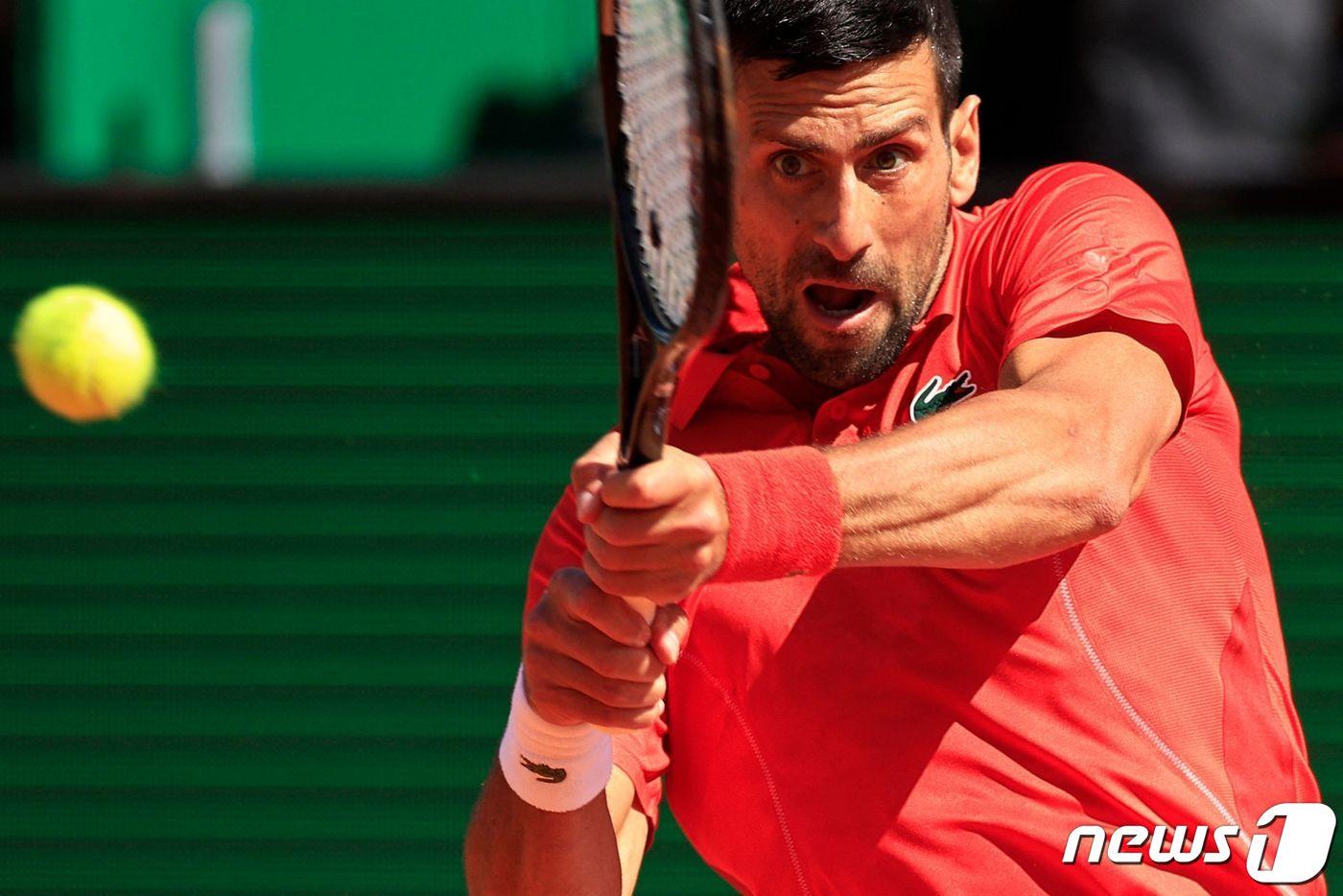 세르비아의 노박 조코비치가 남자프로테니스(ATP) 투어 BNL 이탈리아 인터내셔널(총상금 787만 7020 유로) 단식 3회전에서 레한드로 타빌로(32위·칠레)에게 0-2로 패했다. ⓒ AFP=뉴스1 ⓒ News1 우동명 기자
