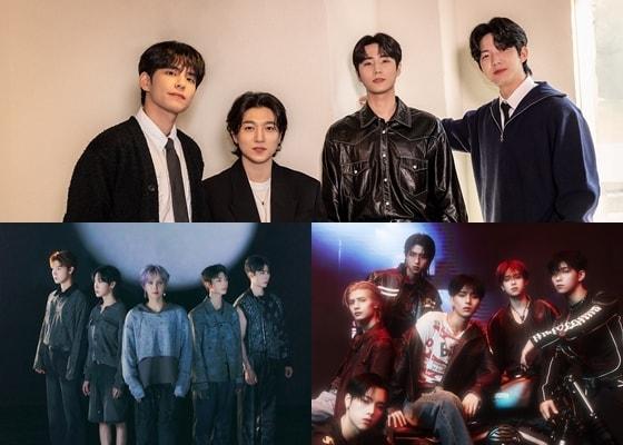 본문 이미지 - (위부터 시계방향으로) 데이식스, 엑스디너리 히어로즈, 원위