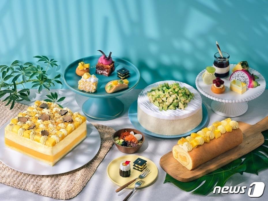 본문 이미지 - 서울드래곤시티 디저트 뷔페 '트로피컬 시티' 디저트 이미지.(서울드래곤시티 제공)