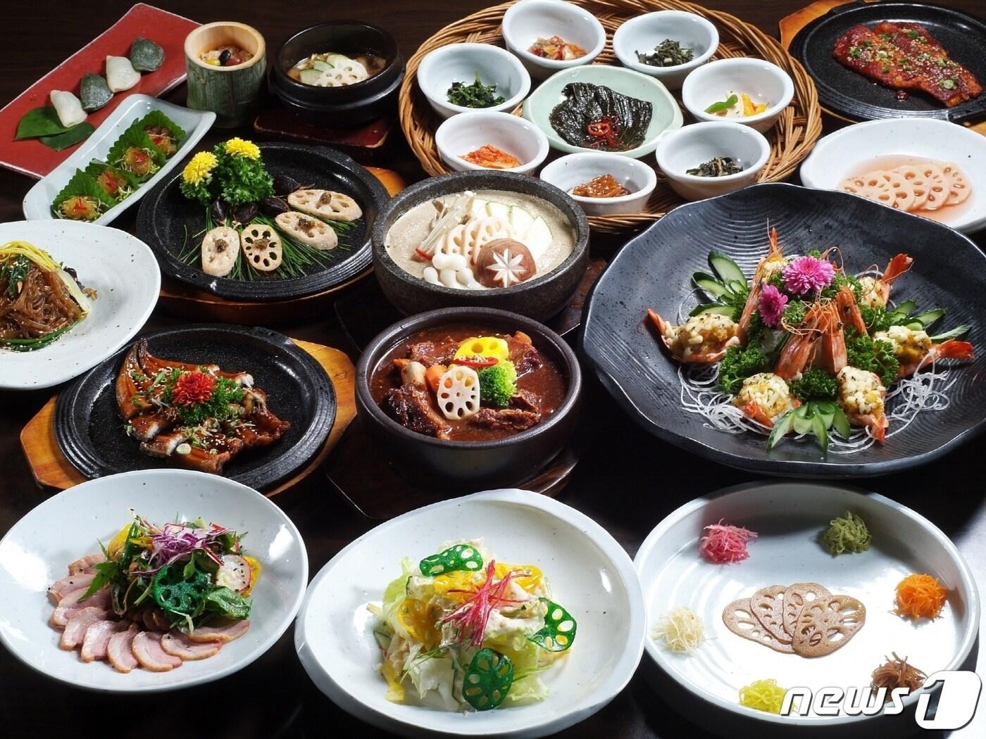 본문 이미지 - 광주 대표 음식 한정식 모습.(광주시 제공)/뉴스1 