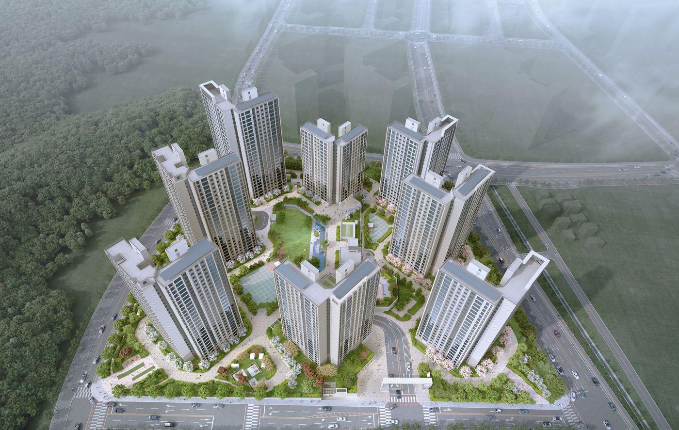 여주역자이 헤리티지 조감도(GS건설).