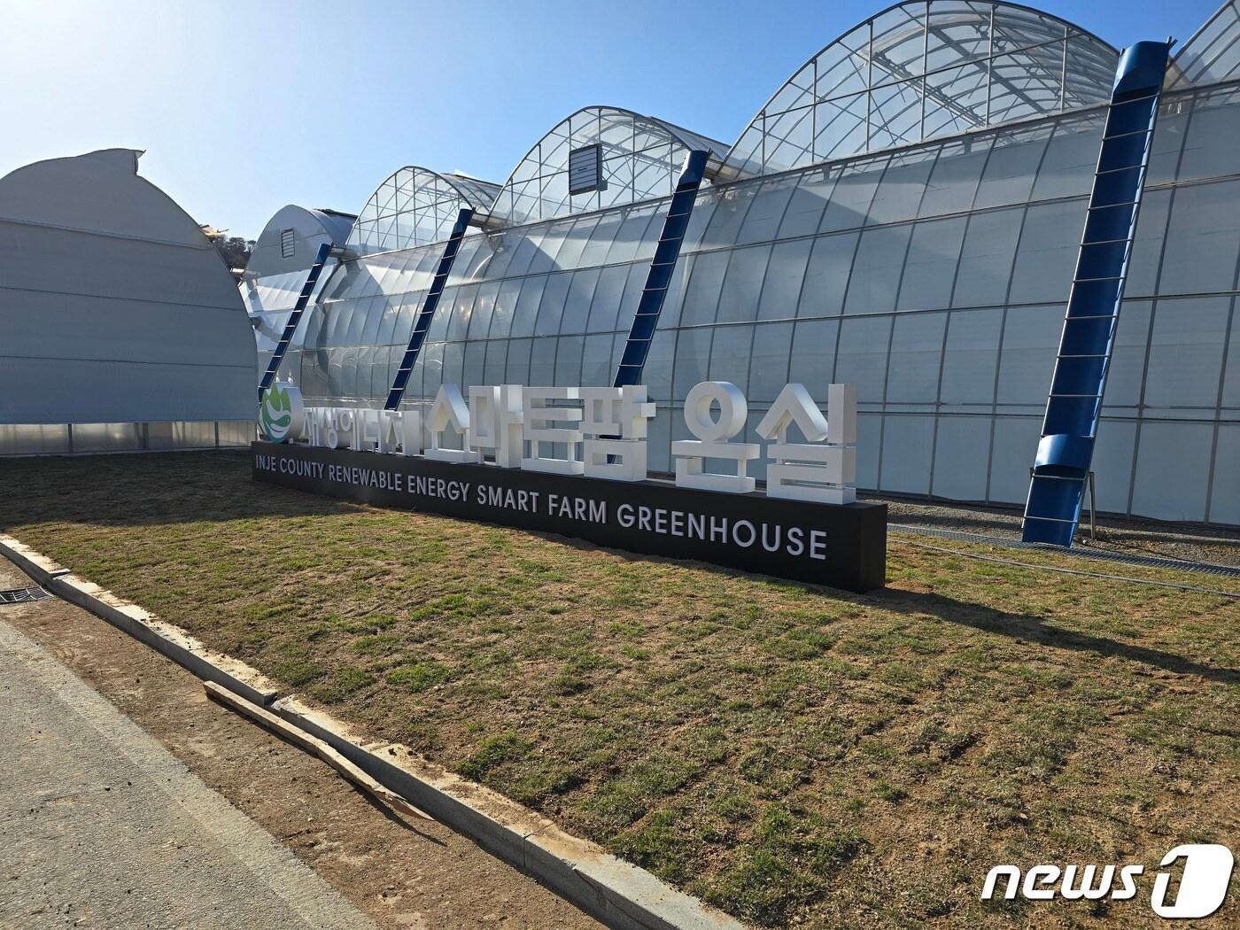 본문 이미지 - 재생에너지 활용한 ‘인제군 스마트팜’.(인제군 제공)/뉴스1