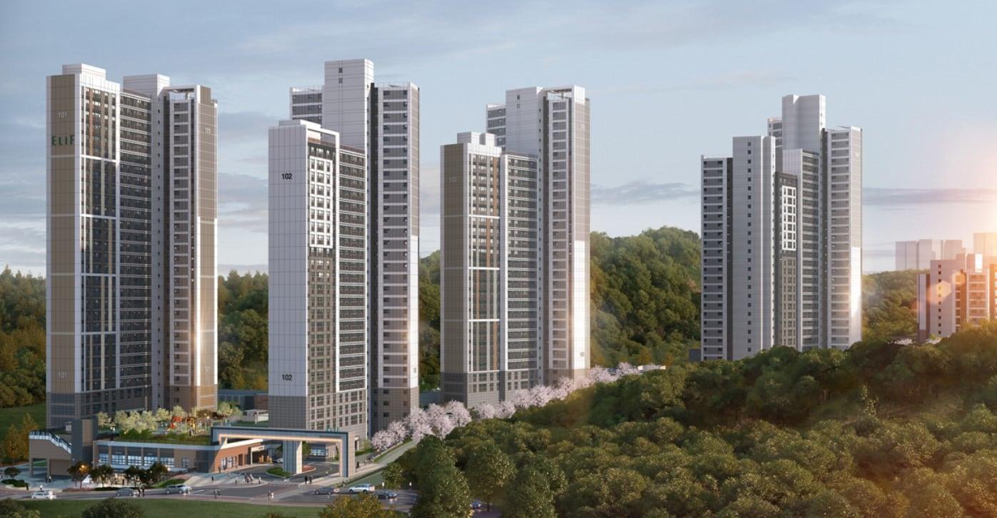 본문 이미지 - 남위례역 에듀포레 투시도.