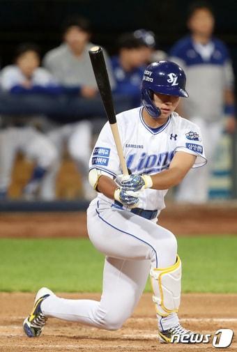본문 이미지 - 삼성 라이온즈 김현준, 2024.4.16/뉴스1 ⓒ News1 공정식 기자