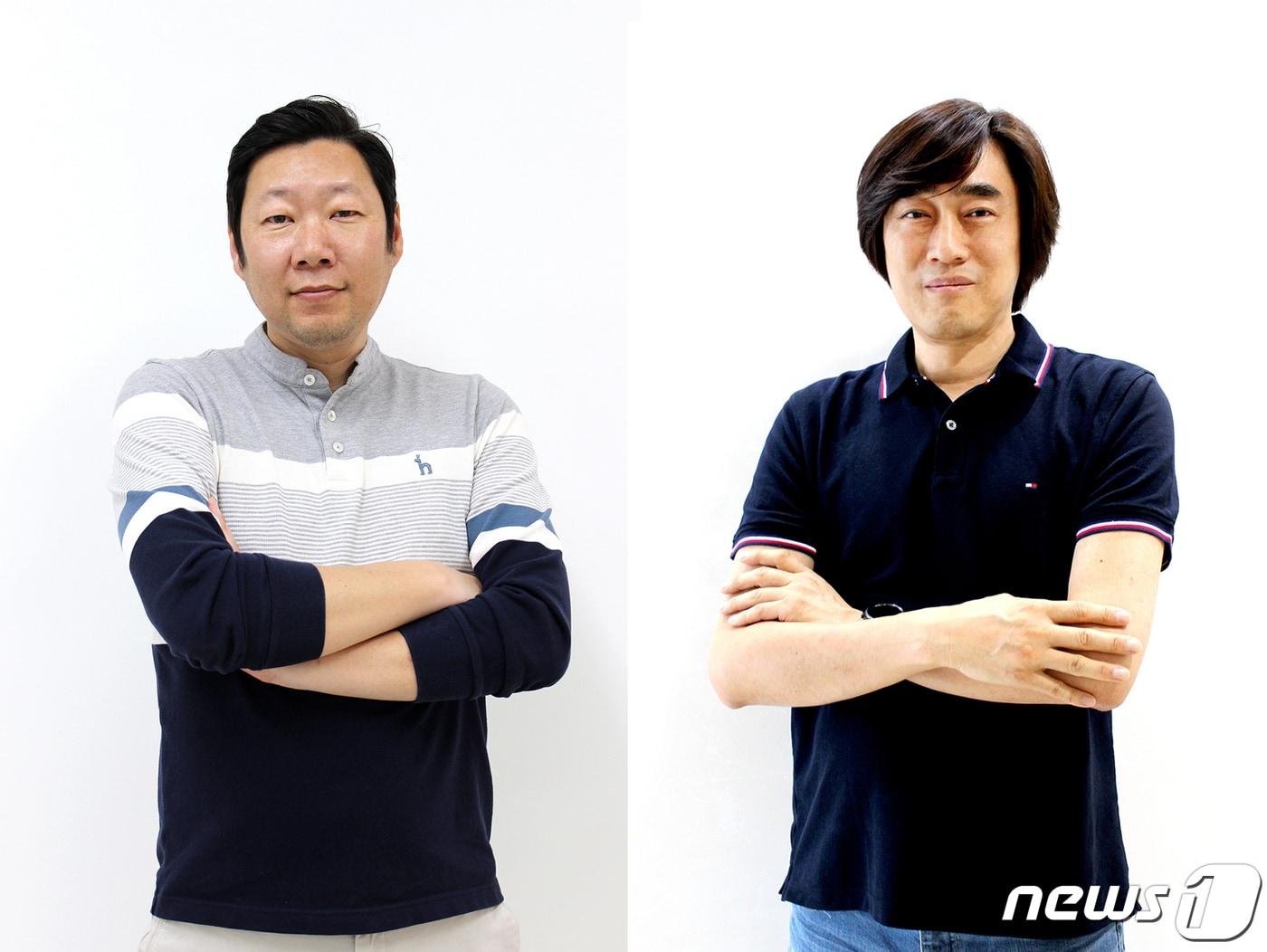 본문 이미지 - 커넥트웨이브 신임 손경성 CTO(오른쪽)와 홍성배 CTO(커넥트웨이브 제공) 