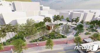 본문 이미지 - 가양동 소공원 조성 시범사업 조감도.(대전시 제공)/뉴스1