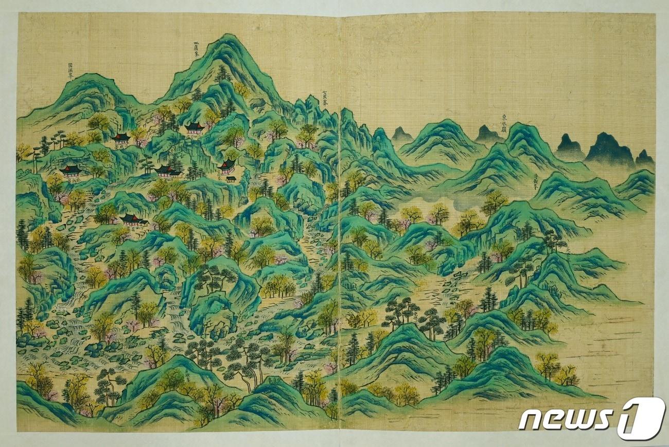 본문 이미지 -  서울특별시 유형문화재 제177호 '관서명승도첩'(서울역사박물관 제공)