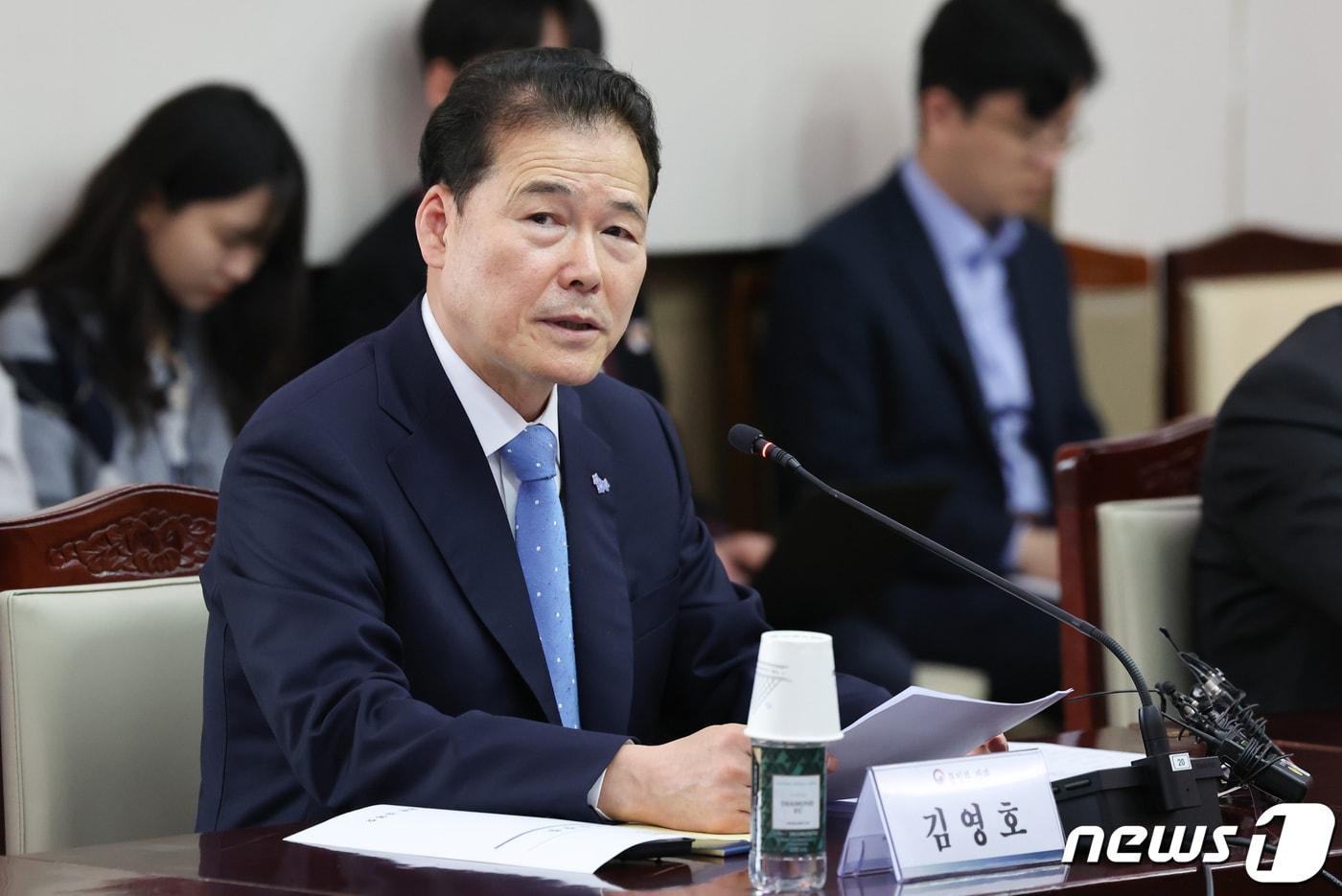 본문 이미지 - 김영호 통일부 장관./뉴스1 ⓒ News1 허경 기자