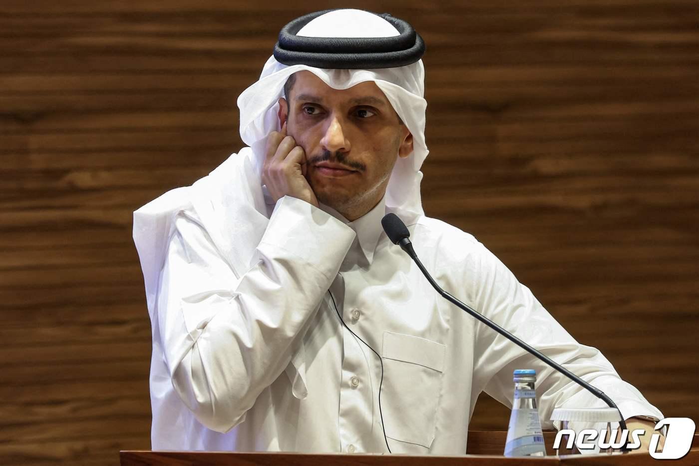 무함마드 빈 압둘라흐만 알사니 카타르 총리.ⓒ AFP=뉴스1 ⓒ News1 우동명 기자