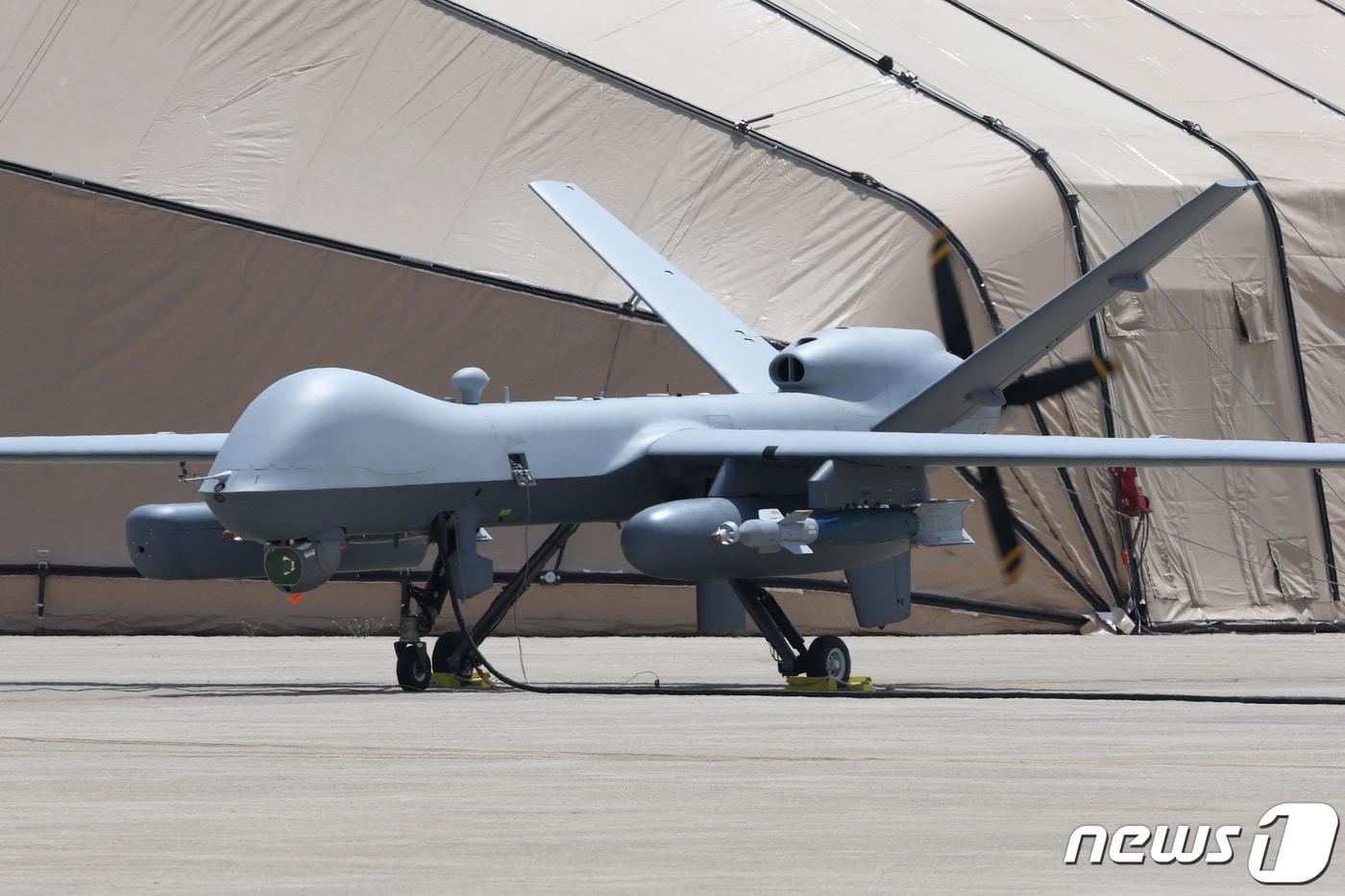 미 공군의 MQ-9 리퍼 무인공격기.&#40;국방일보 제공&#41; 2024.4.19/뉴스1 ⓒ News1 신웅수 기자