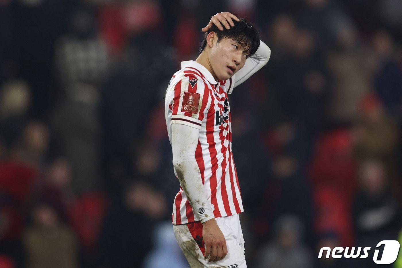 스토크 시티의 배준호. ⓒ AFP=뉴스1
