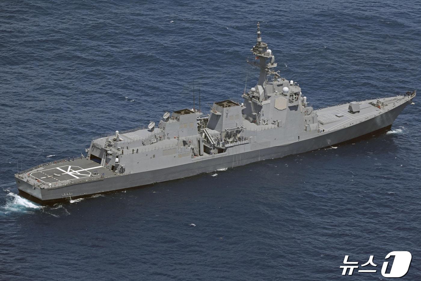 일본 해상 자위대 함정. &#40;사진은 기사 내용과 무관함&#41; 2024. 04. 22 ⓒ 로이터=뉴스1 ⓒ News1 우동명 기자