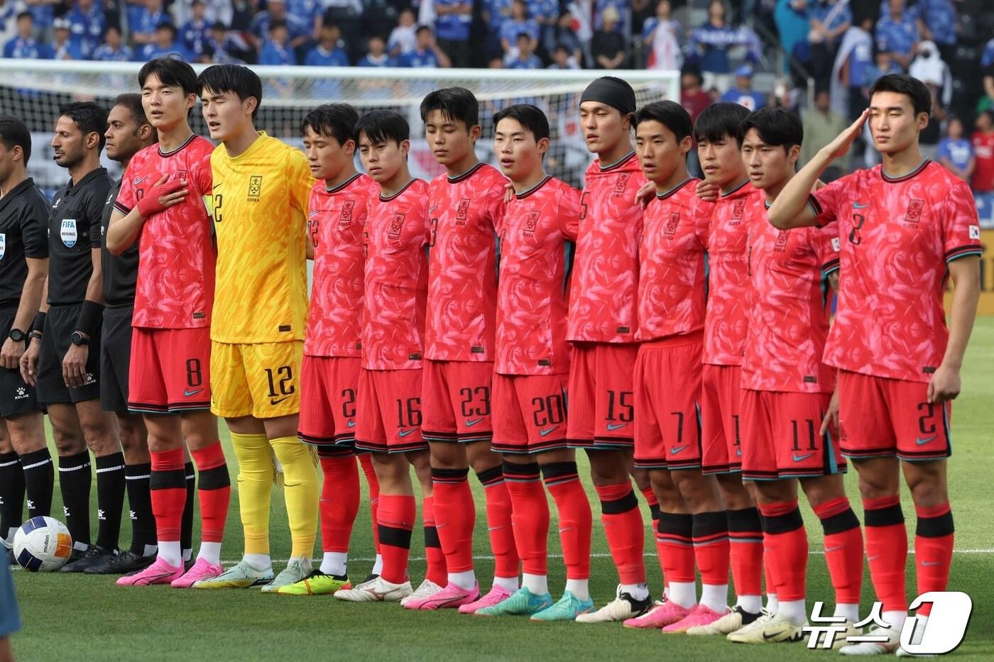 본문 이미지 - 한국 U23 축구 대표팀ⓒ AFP=뉴스1